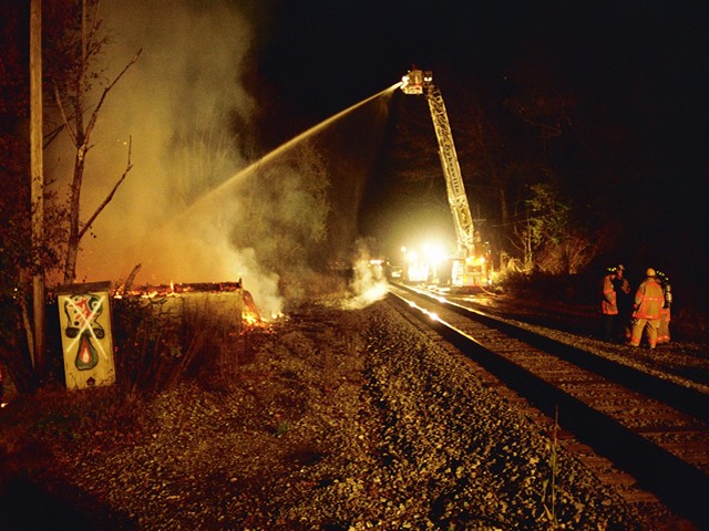 Mill Fire, Hoods Mill 2005